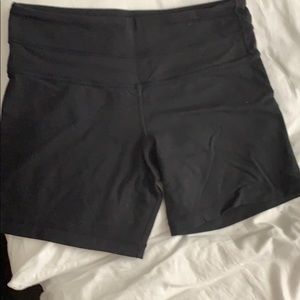 Reversible black shorts